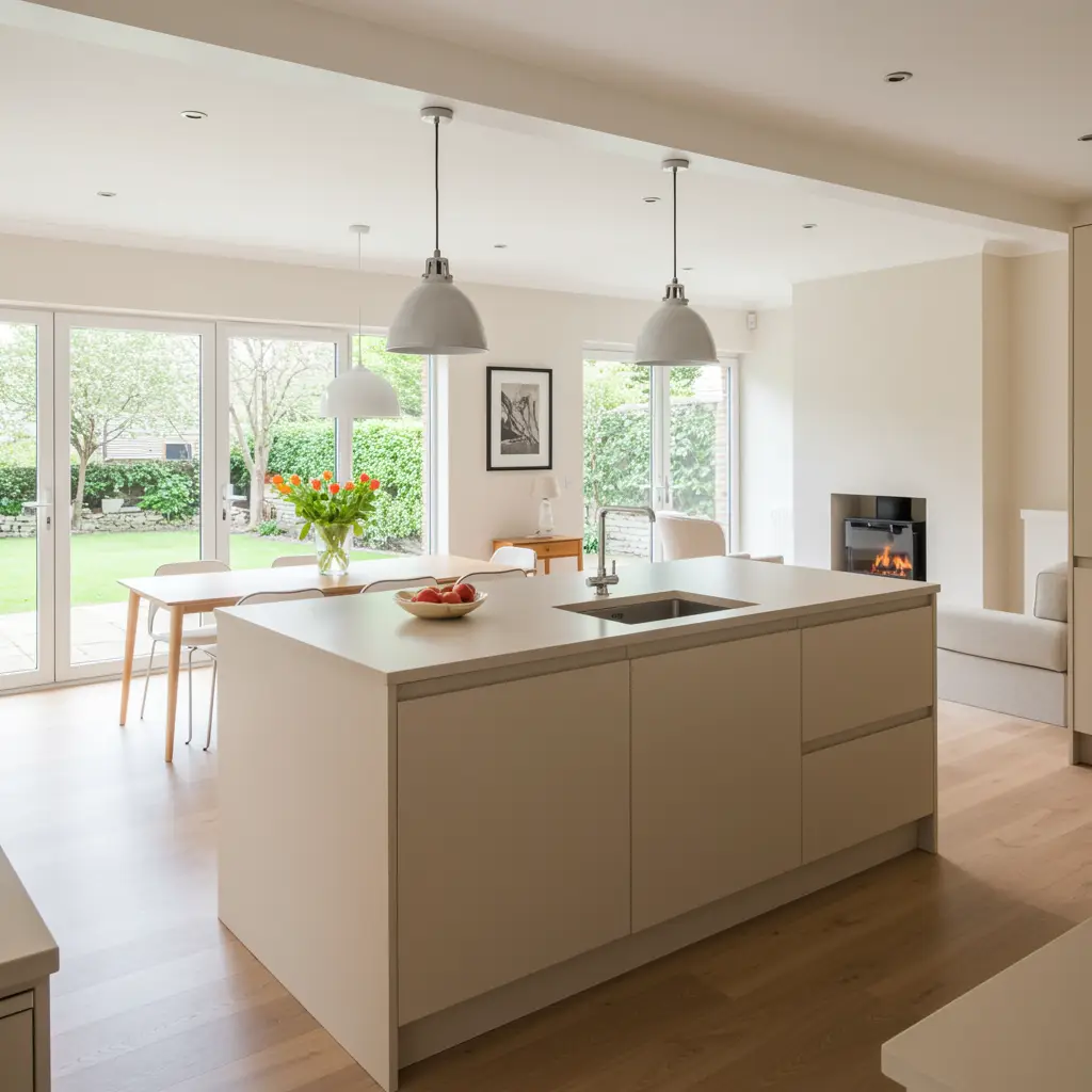 reforma cocina abierta salon